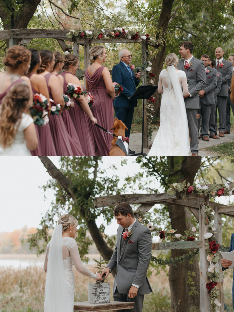 gathered oaks wedding